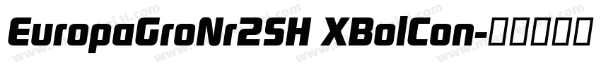 EuropaGroNr2SH XBolCon字体转换